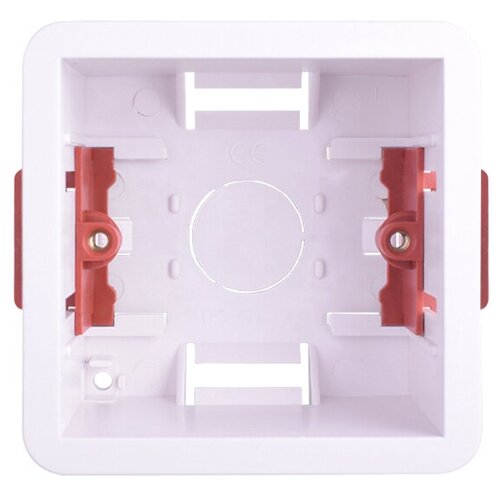 Монтажная коробка (подрозетник) COSWALL 83х83х48 (Белый)