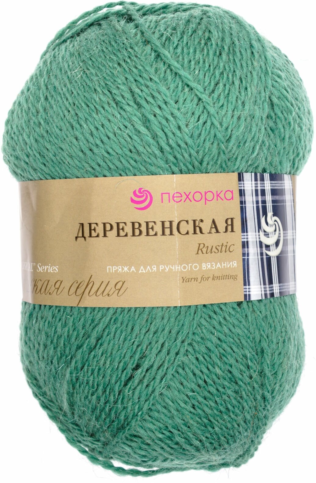 фото Пряжа Пехорка Деревенская, 100 % шерсть, 100 г
