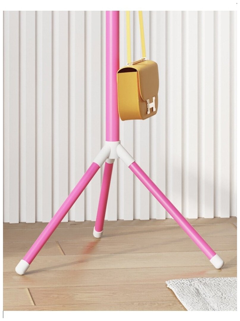 Вешалка напольная, цвет: голубой, размер - 178х46см. , материал металл/пластик. — фото 1