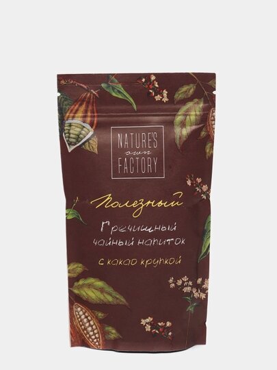 Гречишный чайный напиток Nature's Own Factory, с какао крупкой, 100 г - фото №4