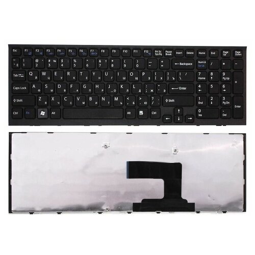 Клавиатура для ноутбуков Sony VPC-EL Series RU, Black клавиатура для ноутбуков sony vpc w217 series ru silver frame silver key
