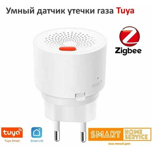 Умный датчик обнаружения утечки газа Tuya Zigbee 220V с инфракрасным излучением-интеллектуальный детектор газа