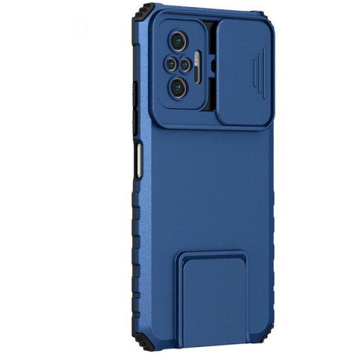 CamShield Holder Противоударный чехол-подставка для Xiaomi Redmi Note 10 Pro (Pro) с защитой камеры camshield holder противоударный чехол подставка для iphone 14 pro max с защитой камеры