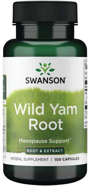 Swanson Wild Yam Root (Корень дикого ямса - Корень и экстракт) 100 капсул