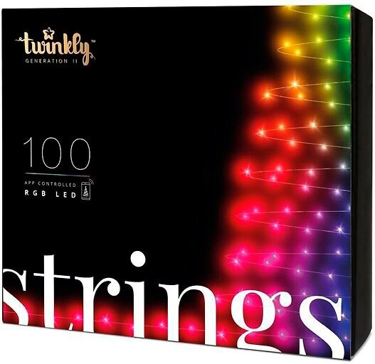 Гирлянда Twinkly Strings LED, 100 LED, RГБ, Wi-Fi TWS100STP-BEU