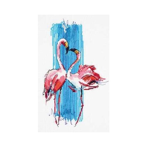 фото Panna набор для вышивания пт-7014 "розовые фламинго"