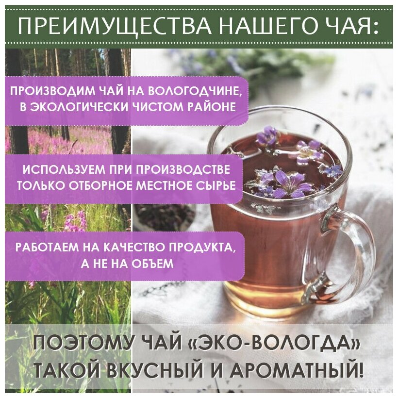Чай от простуды. Шиповник, Клюква, Иван-чай. Травяной, лечебный чай (отвар). - фотография № 3