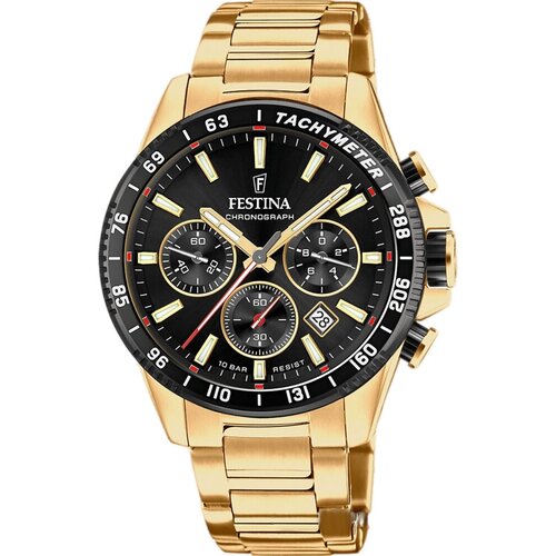 фото Наручные часы festina наручные часы festina f20634/5, черный, золотой