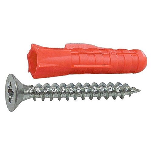 Дюбель трехлепестковый 10х50мм с шурупом 4шт 449₽