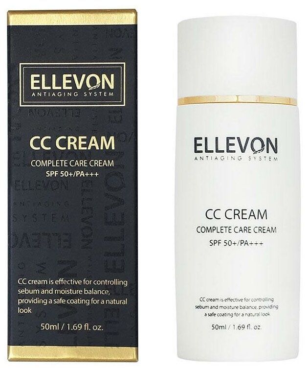 Ellevon CC крем SPF 50+/PA+++ 50 мл