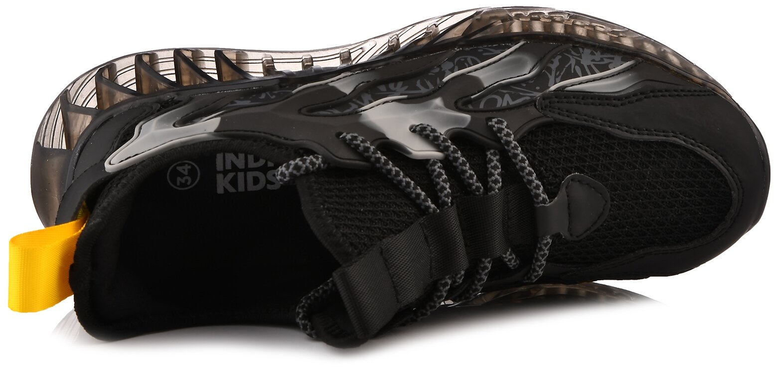 Кроссовки Indigo kids, размер 35, черный/серый — фото 1