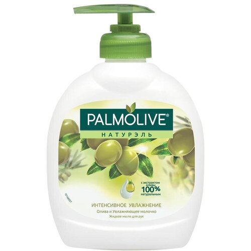 Мыло жидкое Palmolive Олива и увлажняющее молочко, 300мл, флакон с дозатором, 12шт.