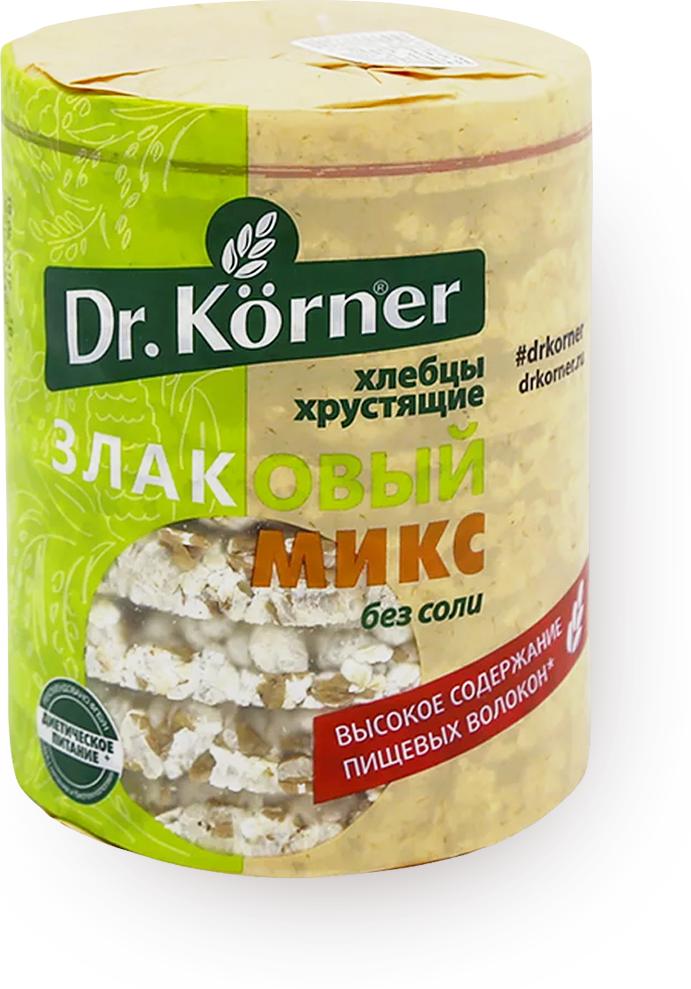 Хлебцы Dr. Korner "Злаковый микс" хрустящие, 90гр - фото №2