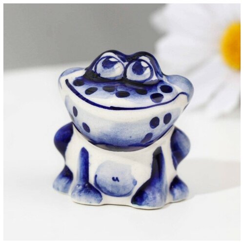 Сувенир Лягушка 45 см гжель 2шт 643₽