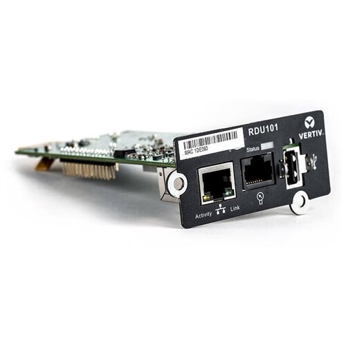 Vertiv Карта мониторинга RDU101 SNMP Liebert GXT5 INTELLISLOT COMMS CARD SNMP Card for Liebert GXT5