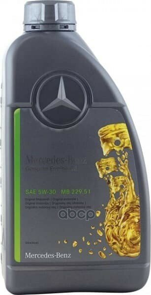 MERCEDES-BENZ Масло Моторное 5W30 Mb 1Л Синтетика Pkw Motorenol 229.51 Diesel