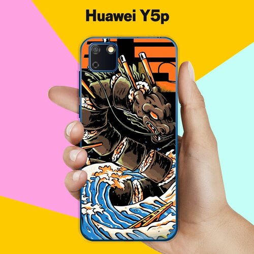 Силиконовый чехол на Huawei Y5p Суши / для Хуавей У5п силиконовый чехол суши собачки на huawei y5p