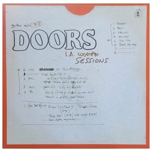 the doors l a woman sessions 4lp box rsd 2022 Виниловая Пластинка Doors, The, L.A. Woman Sessions (0603497842230)