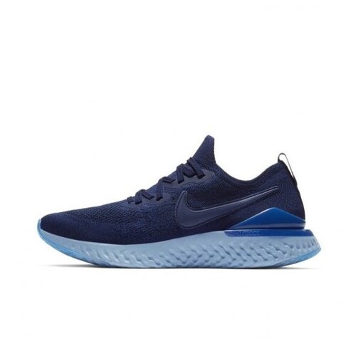 Кроссовки NIKE Epic React Flyknit 2, полнота 9, размер 7US, голубой кроссовки nike bq8928 004 nike epic react flyknit 2 серый 11