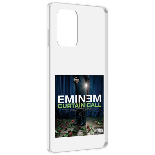 Чехол MyPads Eminem CURTAIN CALL, THE HITS для ZTE Blade A72 / ZTE Blade V40 Vita задняя-панель-накладка-бампер