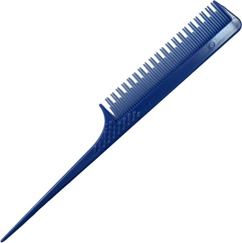 Расческа для мелирования волос с хвостиком Valexa 21.5см, синяя, 1шт