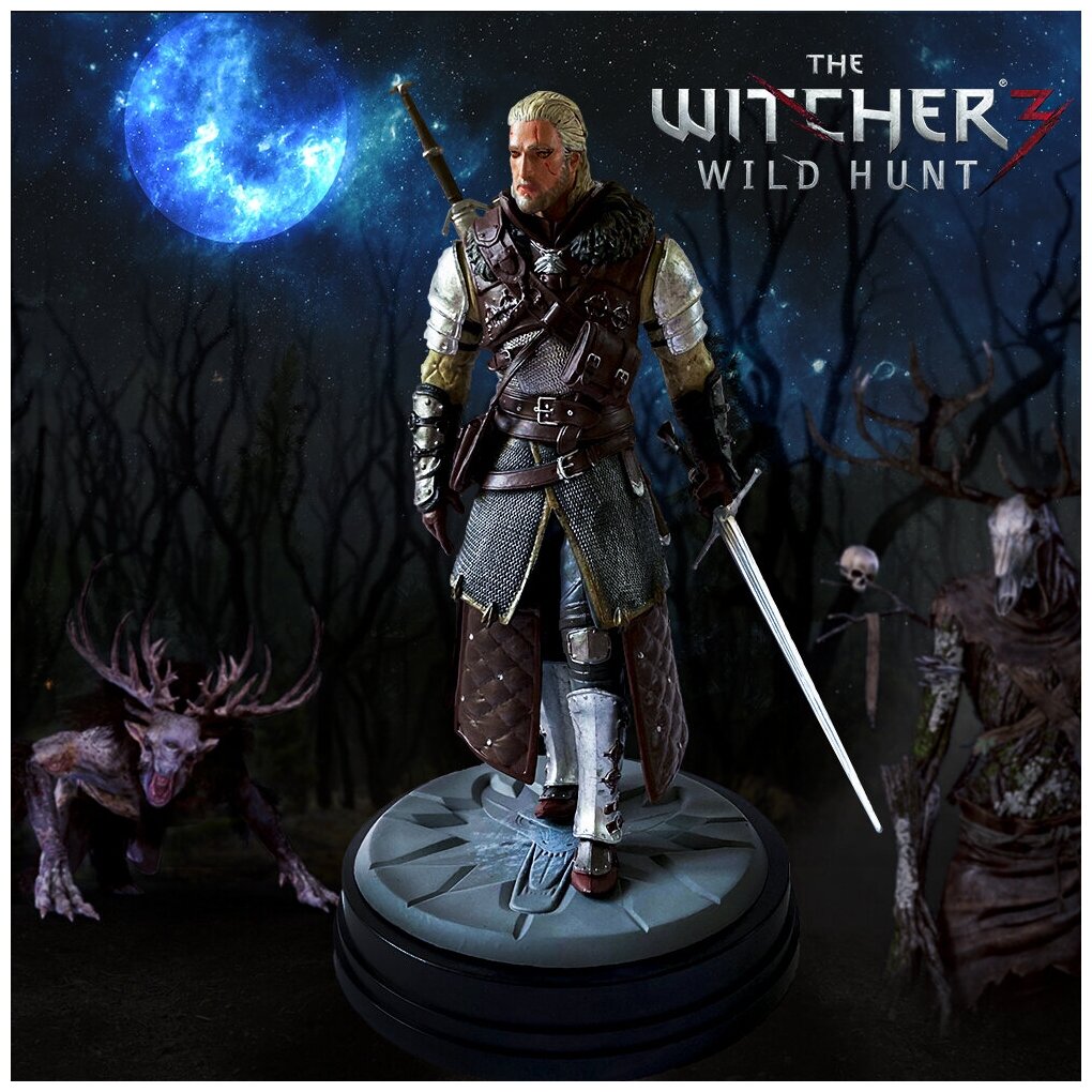 Фигурка Ведьмак игра The Witcher Дикая охота Геральт