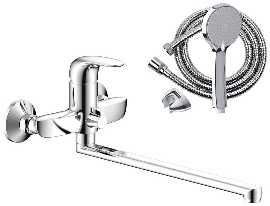 Смеситель для ванны Olive's CASTILLA с длинным изливом 07221CS