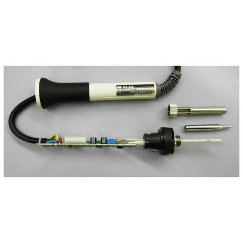 goot PX-335 паяльник с электронной стабилизацией температуры 350С ас 220-240В 85Вт керамический нагреватель вилка с заземлением 626400₽