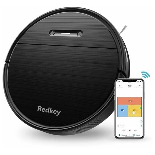 Робот-пылесос Xiaomi Redkey Smart Sweeper Robot R2 Black (EU)