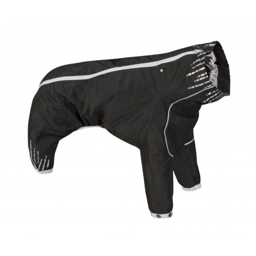 фото Hurtta downpour suit - комбинезон для собак, черный 91534 размер 40l