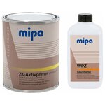 Mipa 2K WP Aktivprimer Грунт кислотоотверждаемый с высокой степенью антикоррозионной защитой, в комплекте с отвердителем (1л + 0,5л) - изображение