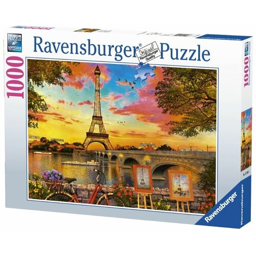 Пазл Ravensburger 1000 деталей: Берега Сены, Париж 151684