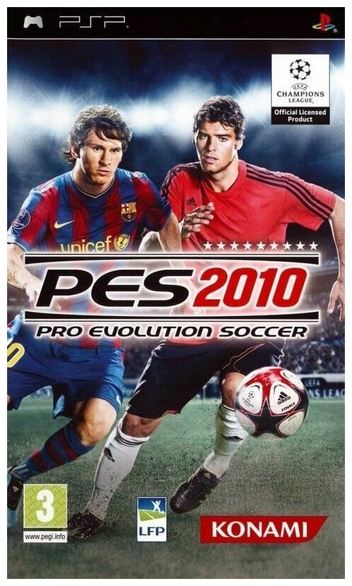Игра Pro Evolution Soccer (PES) 2010 для PlayStation Portable (PSP). Товар уцененный