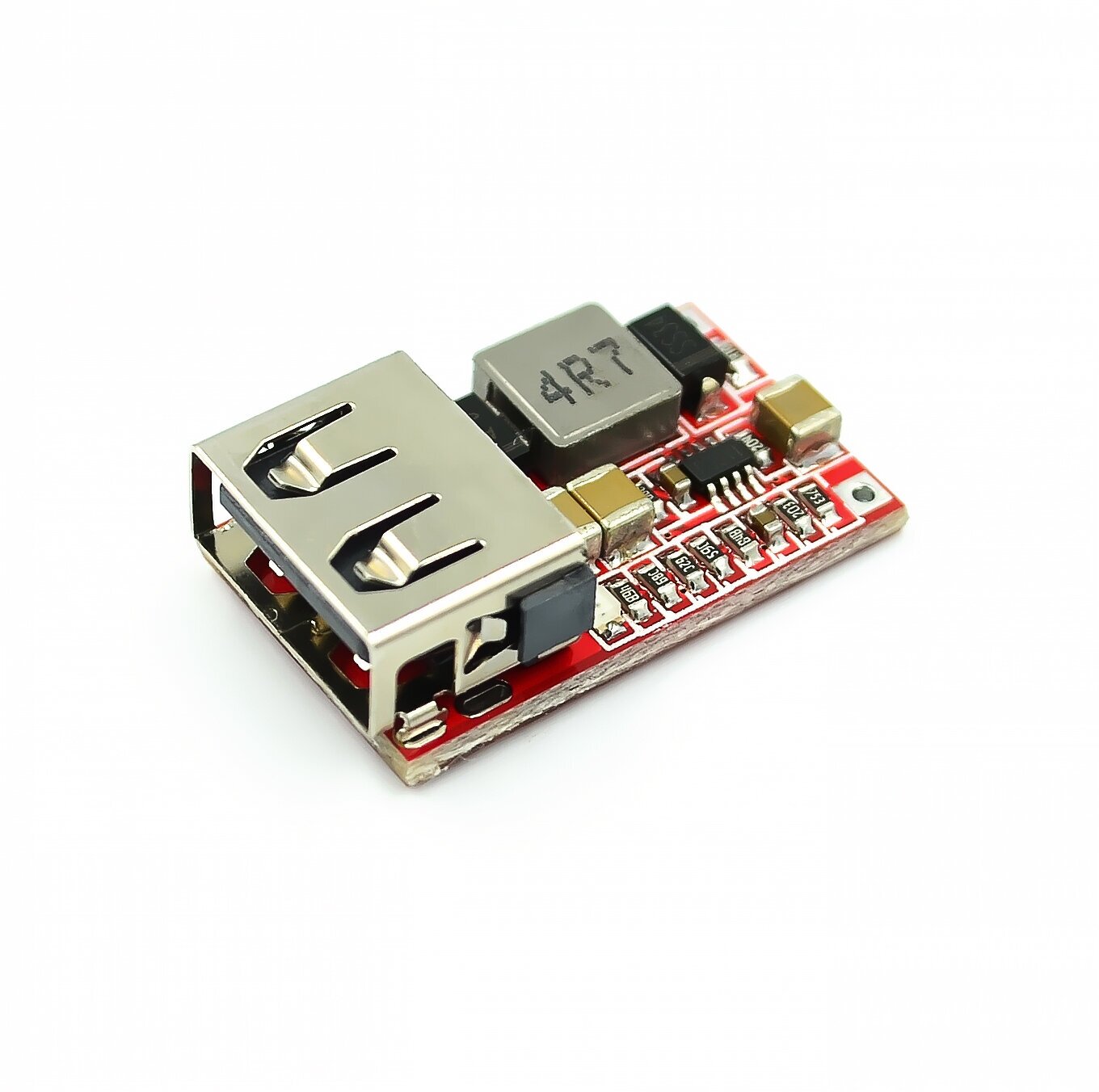 Понижающий модуль питания постоянного тока с 12/24 В до 5 В, гнездо USB для зарядного устройства