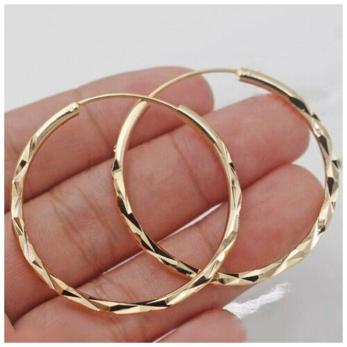 Серьги конго GLady, золотой