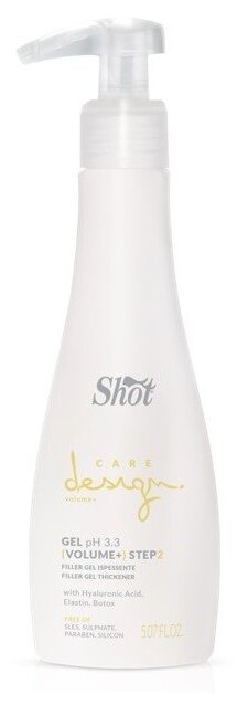 Shot Care Design Volume Гель-филлер уплотняющий структуру волос, 150 г, 150 мл