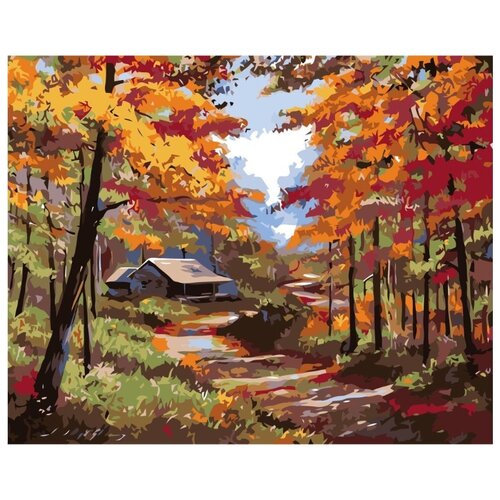 Картина по номерам Осенние краски, 40x50 см