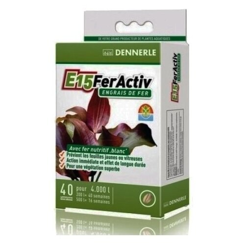 Удобрение для растений Dennerle E15 FerActiv 40табл