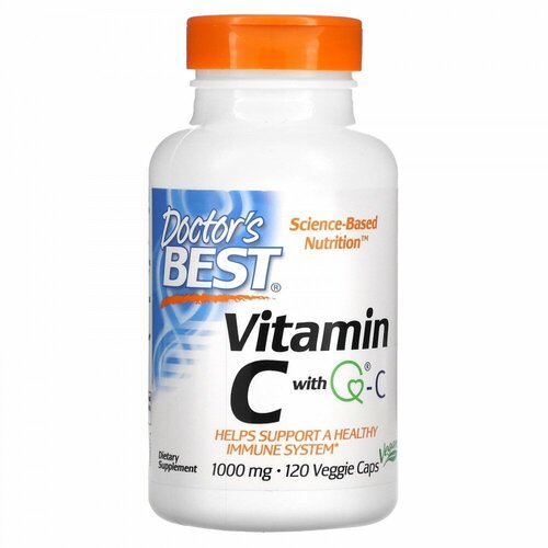 Doctor's Best Vitamin C with Q-C 1000 mg 120 вегетарианских капсул