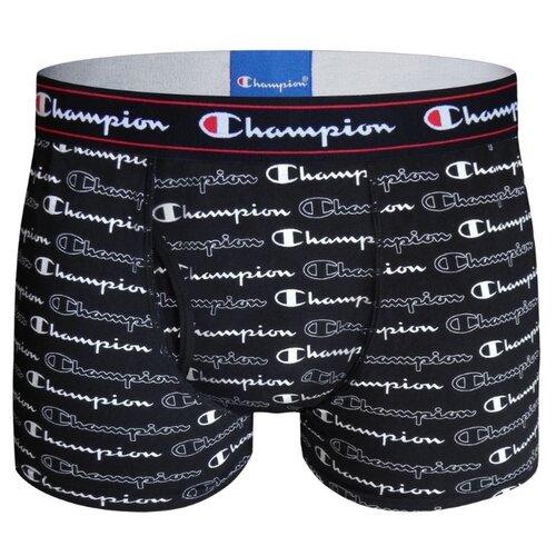 фото Champion трусы боксеры rochester, гульфик с карманом, размер 50-52, черный