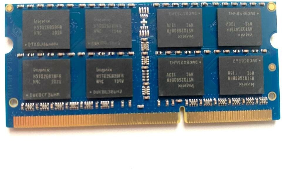 Оперативная память Hynix DDR3 4GB 1333 Мгц 1.5v 2Rx8 SODIMM для ноутбука