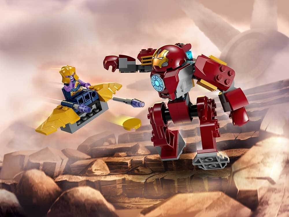 Конструктор LEGO Marvel 76263 Iron Man Hulkbuster vs. Thanos, 66 дет.