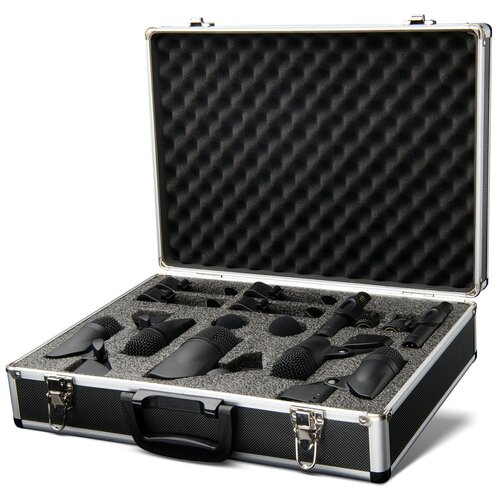 PreSonus DM-7 комплект из 7 микрофонов для ударных в кейсе в комплектре с держателями на стойки и б 3102000₽