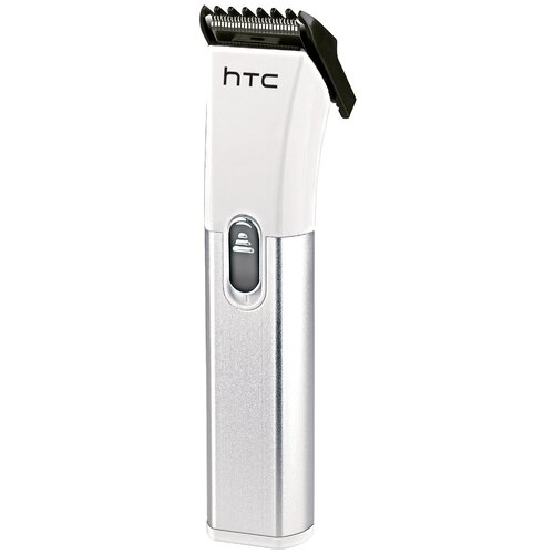 Машинка для стрижки HTC   AT-1107B, белый/серый