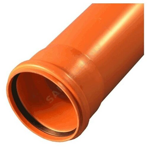 Труба НПВХ кор б/н Дн110х3,2 L=0,5м в/к SN4 Агригазполимер, агригазполимер 033-3930 (1 шт.)