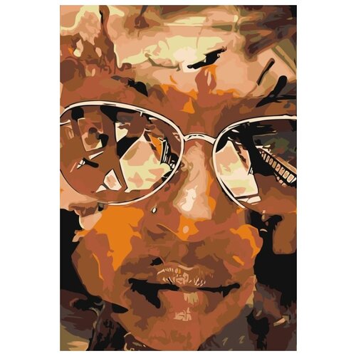 Лицо девушки в очках Раскраска картина по номерам на холсте лицо в очках раскраска картина по номерам на холсте