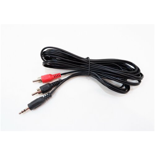 Кабель Jack3. 5-M — 2RCA-M длина 3 метра кабель aux nocab mini jack 3 5mm m 2 rca m 3 метра штекер моно 2 pin jack 6 35 мм папа 2 шт