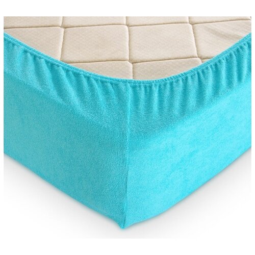 фото Махровая простыня на резинке текс-дизайн