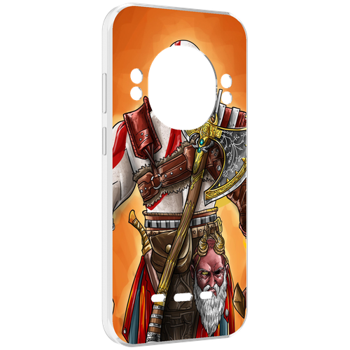 Чехол MyPads God of War для UleFone Power Armor 16 Pro задняя-панель-накладка-бампер чехол mypads god of war кратос атрей для ulefone power armor 14 14 pro задняя панель накладка бампер