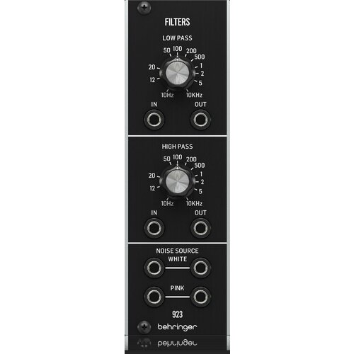 behringer 173 quad gate multiples аналоговый модуль для eurorack Behringer 923 FILTERS аналоговый Dual Filter модуль для Eurorack